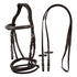 Bridle in soft stitched leather.