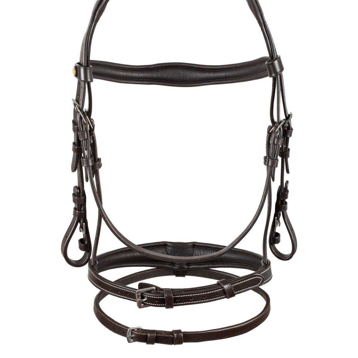 Bridle in soft stitched leather