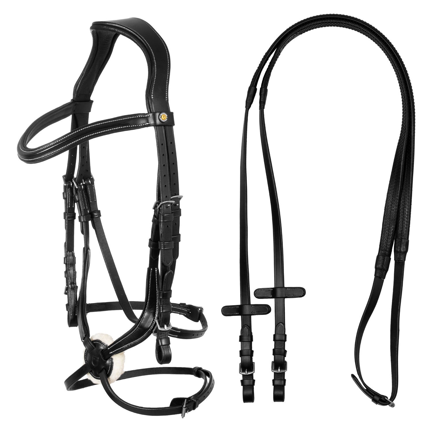 Mexican leather bridle.