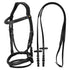 Raised and padded anatomical bridle.