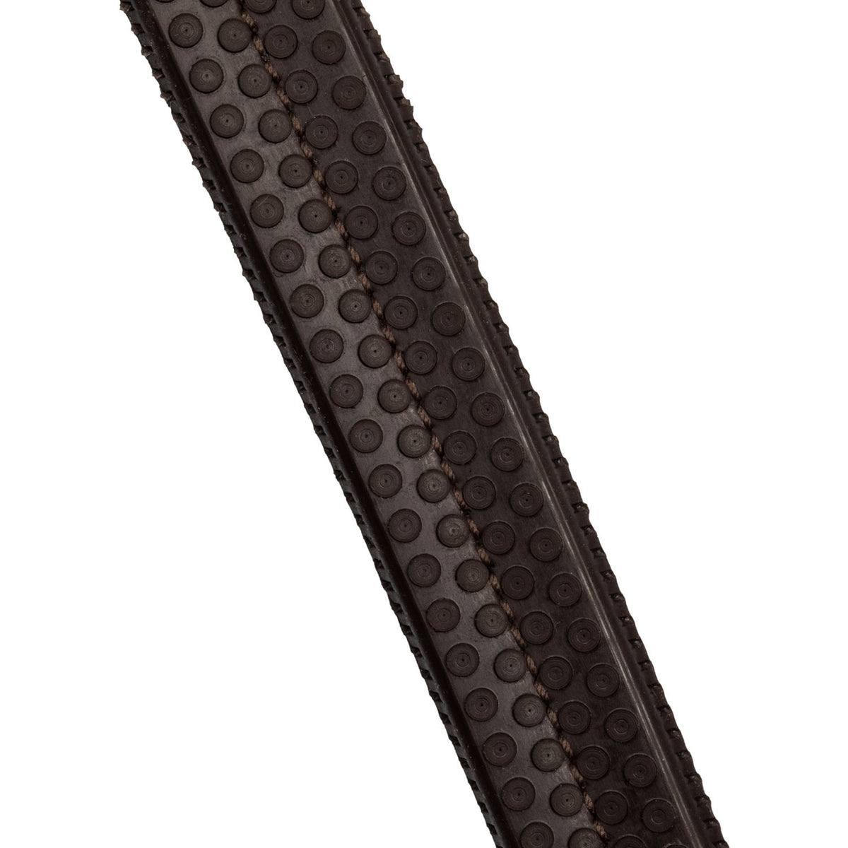 Leather and rubber reins
