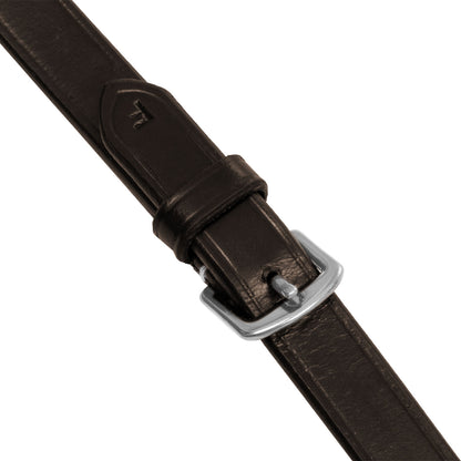 Solid lettering grip rubber reins silver fitting