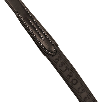 Solid lettering grip rubber reins silver fitting