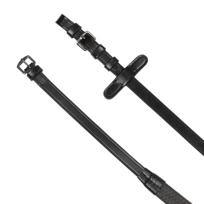 Leather bridle with black clincher