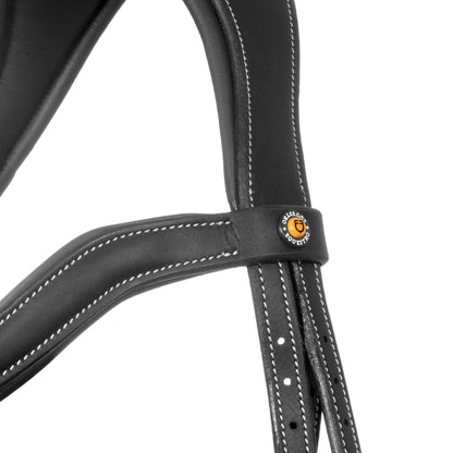 Soft leather stitched bridle