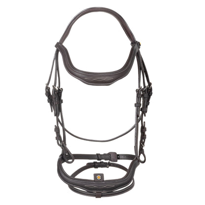 Soft leather stitched bridle