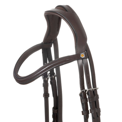 English bridle with anatomical noseband