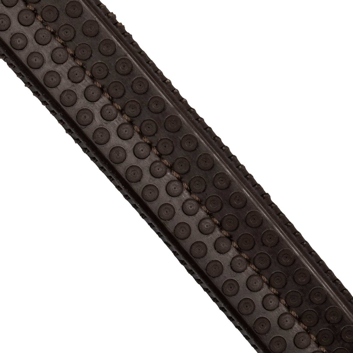 Black leather anatomical bridle with rhinestones