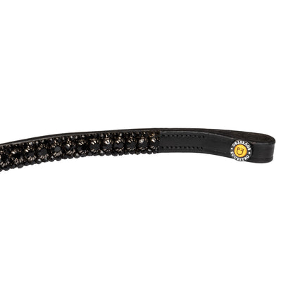 Triple Crystal Row Browband