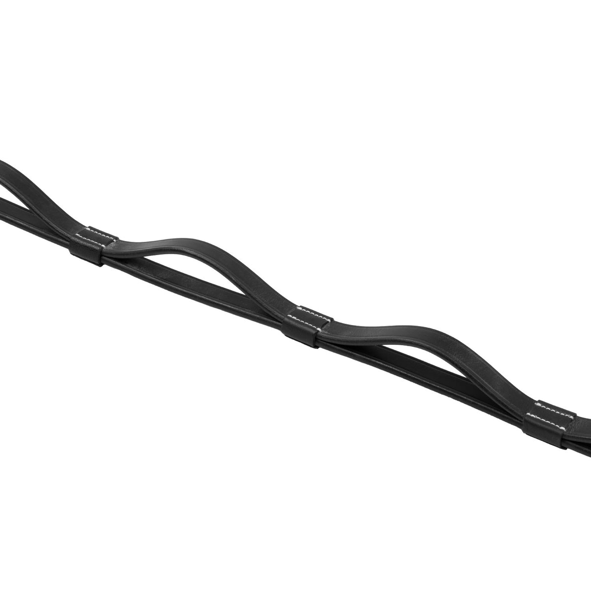 Leather reins with stainless steel buckles