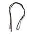 Leather reins with stainless steel buckles.