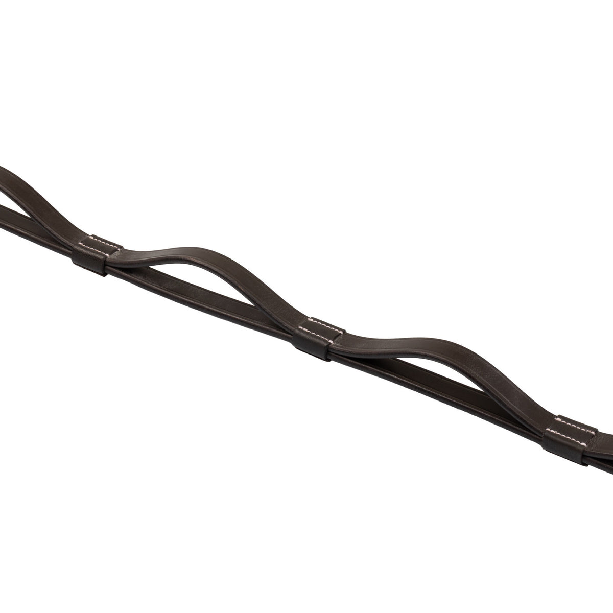 Leather reins with stainless steel buckles