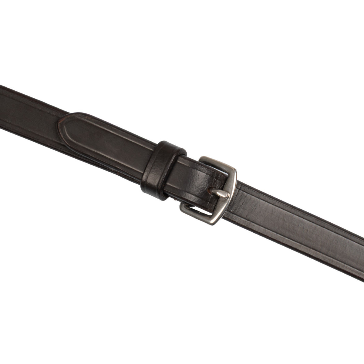 Leather reins with stainless steel buckles