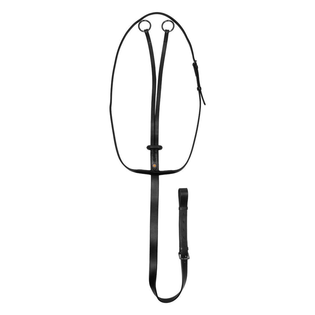 Martingale necklace in leather.