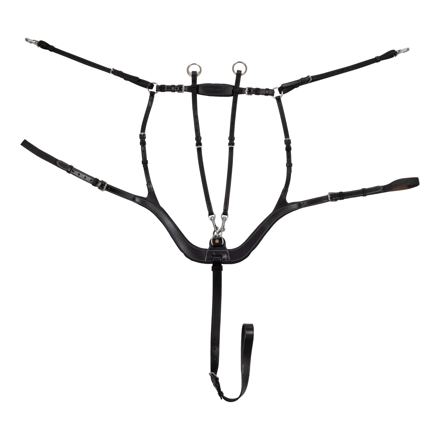 Anatomic leather hunting breastplate.