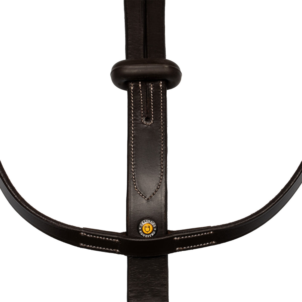 Collier martingale with silver stitching