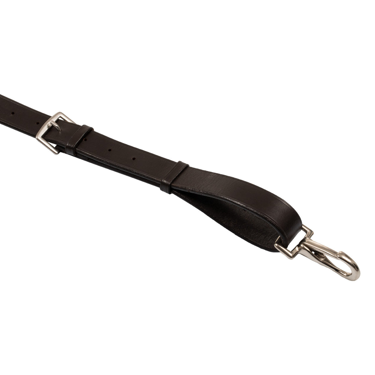 Collier martingale with silver stitching