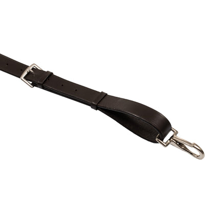 Collier martingale with silver stitching