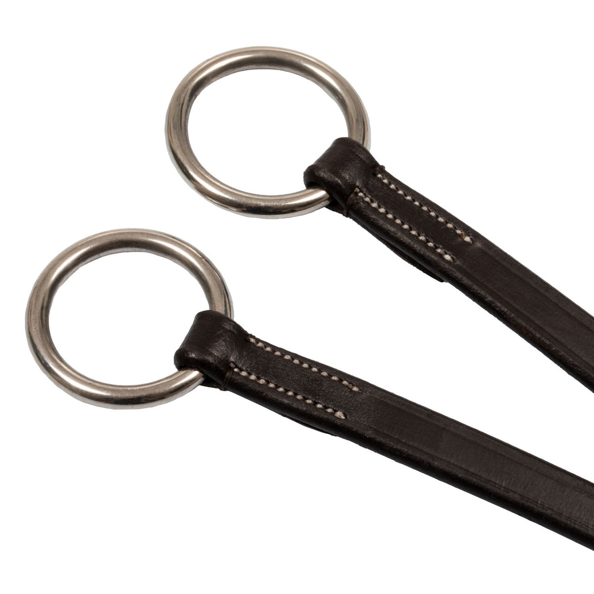 Collier martingale with silver stitching