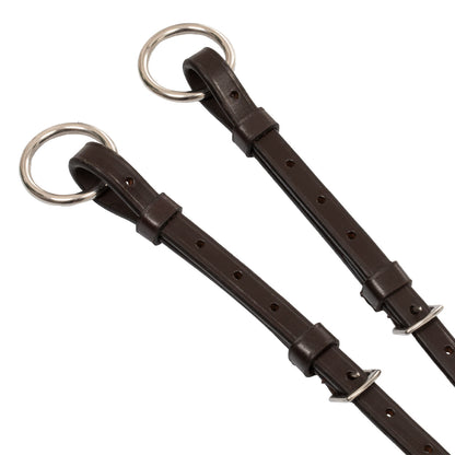 Martingale leather silver seams
