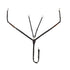 LEATHER BREASTPLATE WITH ELASTIC INSERTS & REMOVABLE MARTINGALE.
