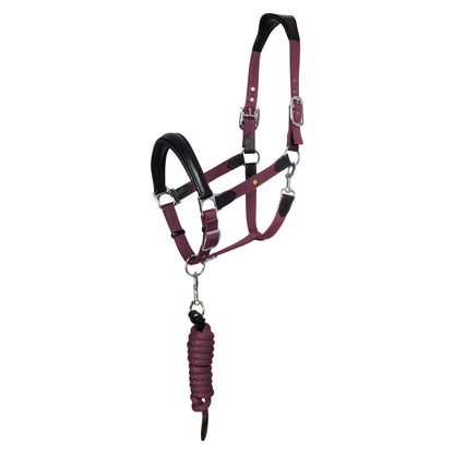 ERGONOMIC HALTER WITH LEATHER INSERTS.