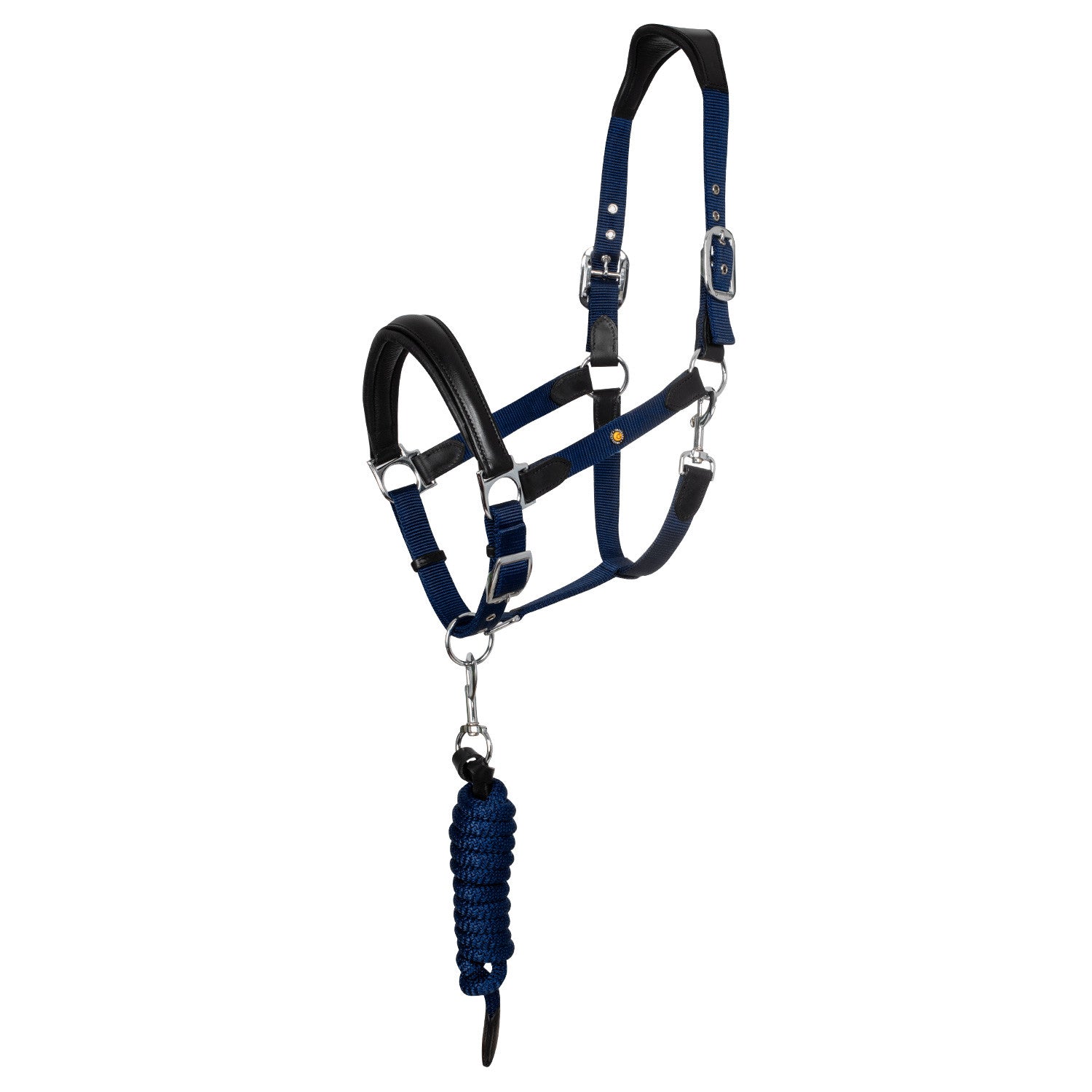 ERGONOMIC HALTER WITH LEATHER INSERTS.