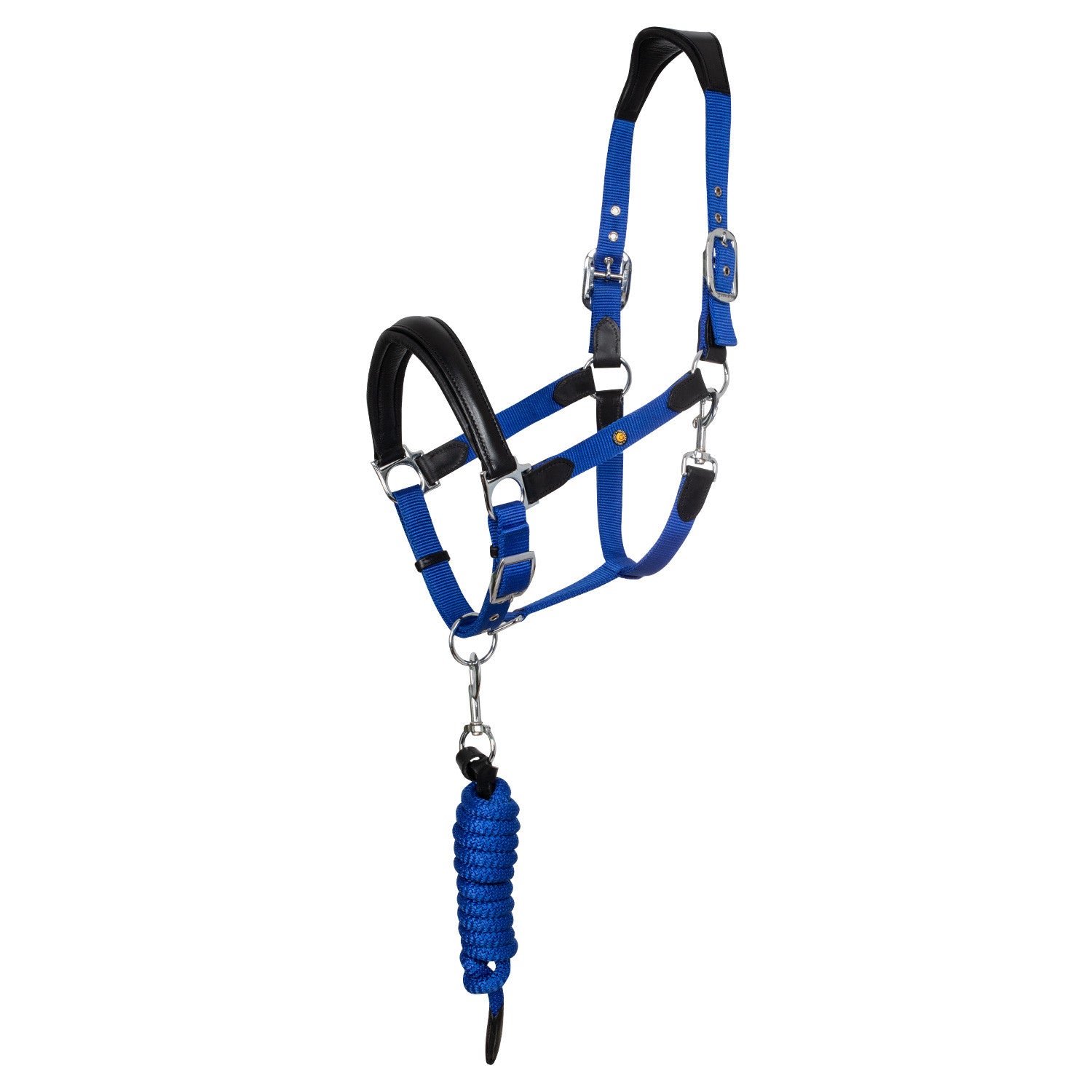 ERGONOMIC HALTER WITH LEATHER INSERTS.