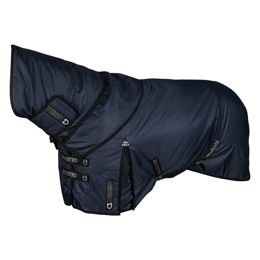 Paddock neck cover in rip-stop fabric.