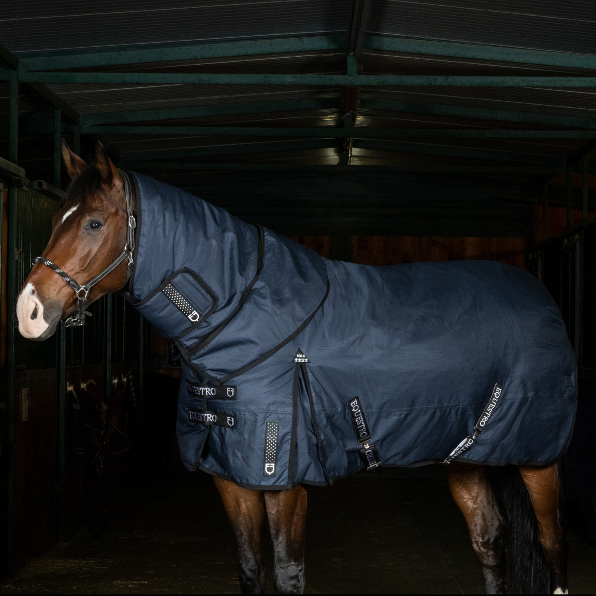 Equestro Paddock Neck Cover In Rip-Stop Fabric