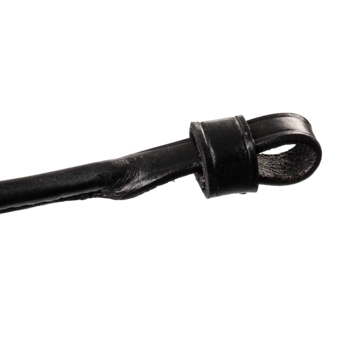 Rolled leather lip strap