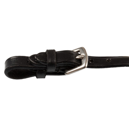 Rolled leather lip strap