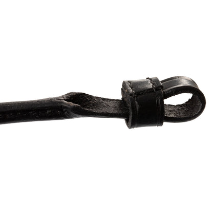 Rolled leather lip strap
