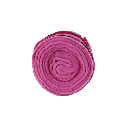 Breathable fleece bandages with elastic