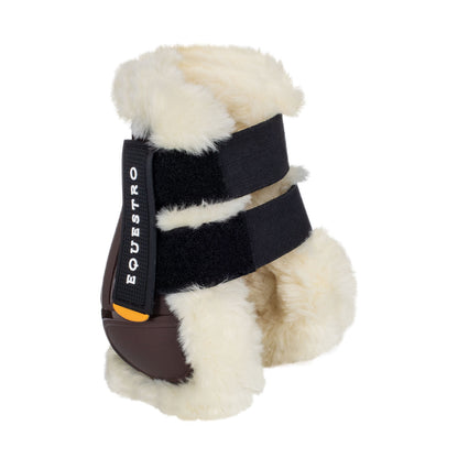 Fetlock boots in TPU and synthetic sheepskin
