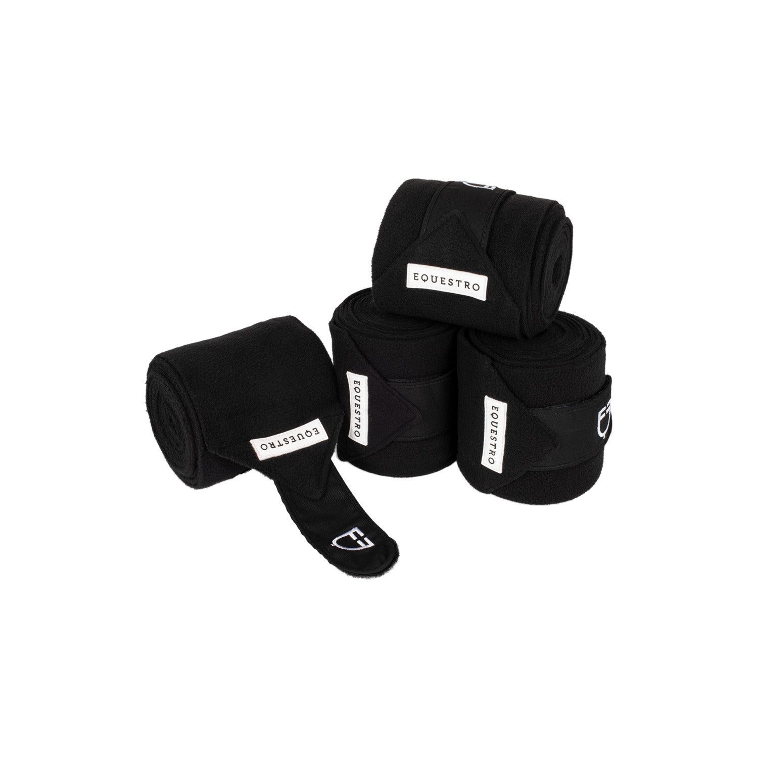 Breathable fleece pony bandages.