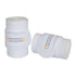 Elastic bandages with hook-and-loop fastening.