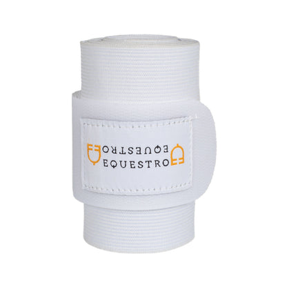 Elastic bandages with hook-and-loop fastening