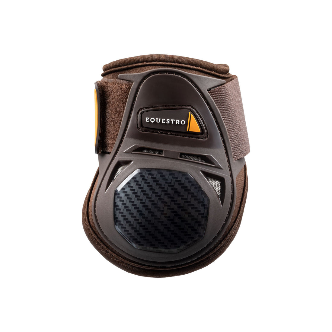 Neoprene fetlock boots hook-and-loop closure.