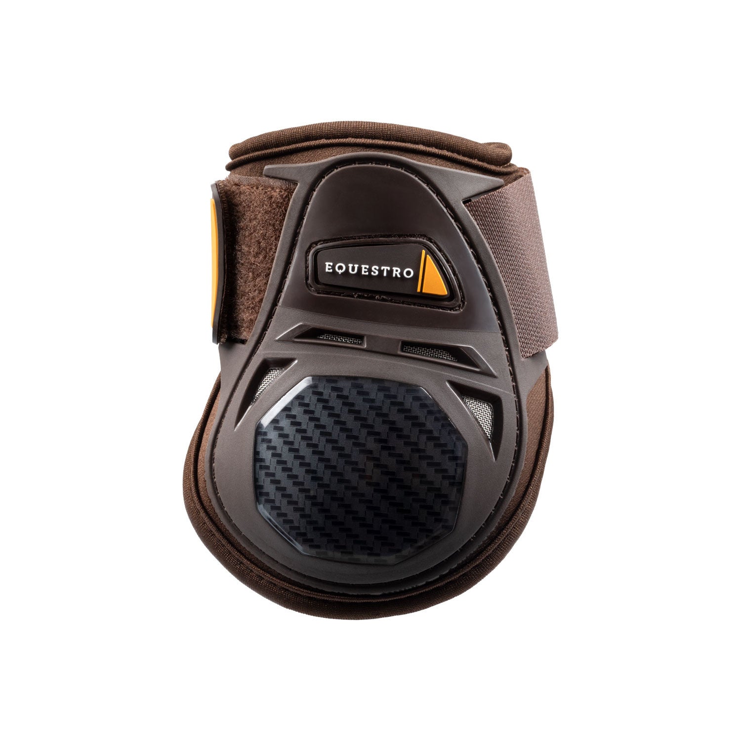 Neoprene fetlock boots hook-and-loop closure.