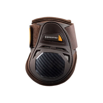 Neoprene fetlock boots hook-and-loop closure.