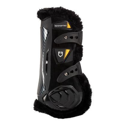 Spider Man anatomical tendon boots with synthetic sheepskin.