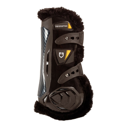 Spider Man anatomical tendon boots with synthetic sheepskin.