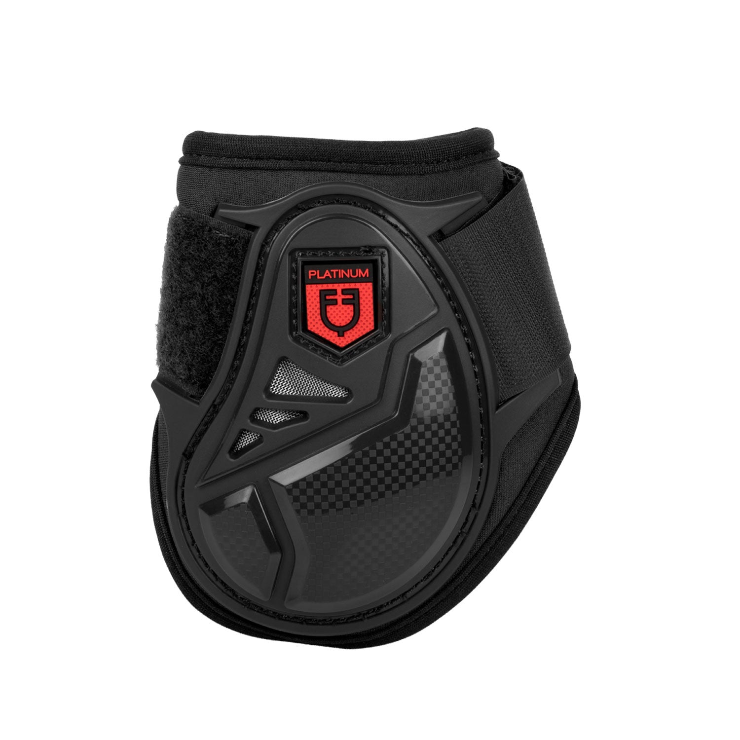 Young horse fetlock boots in polyurethane and neoprene.