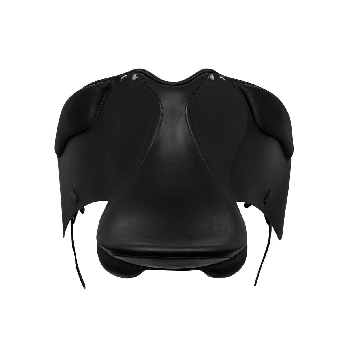 Dressage saddle with long blocks