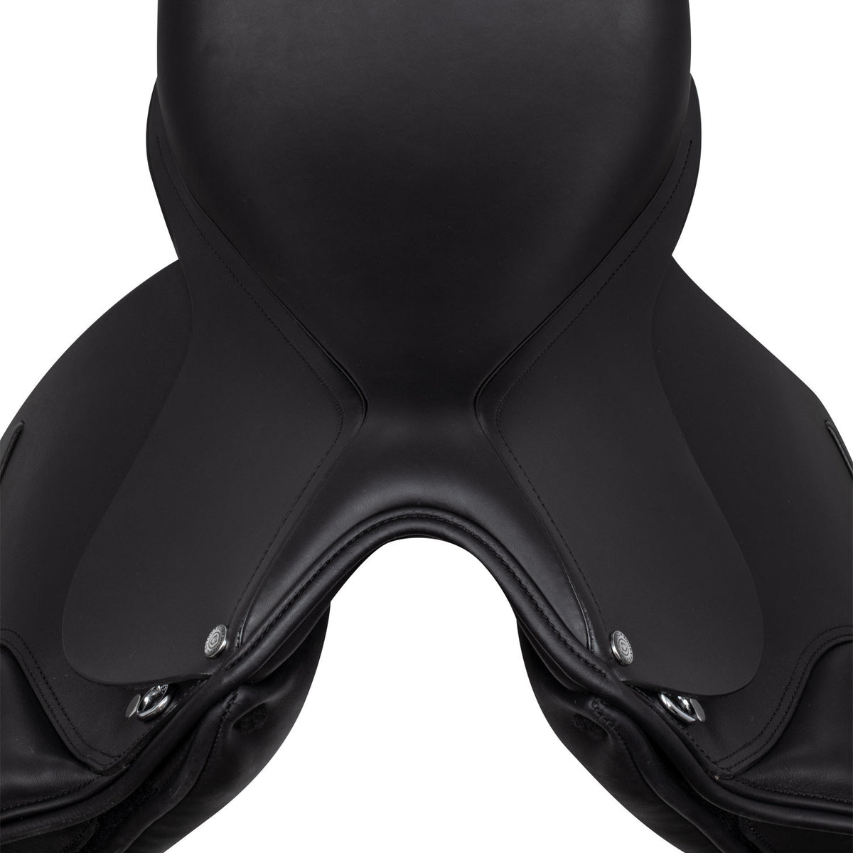 Dressage saddle with removable blocks