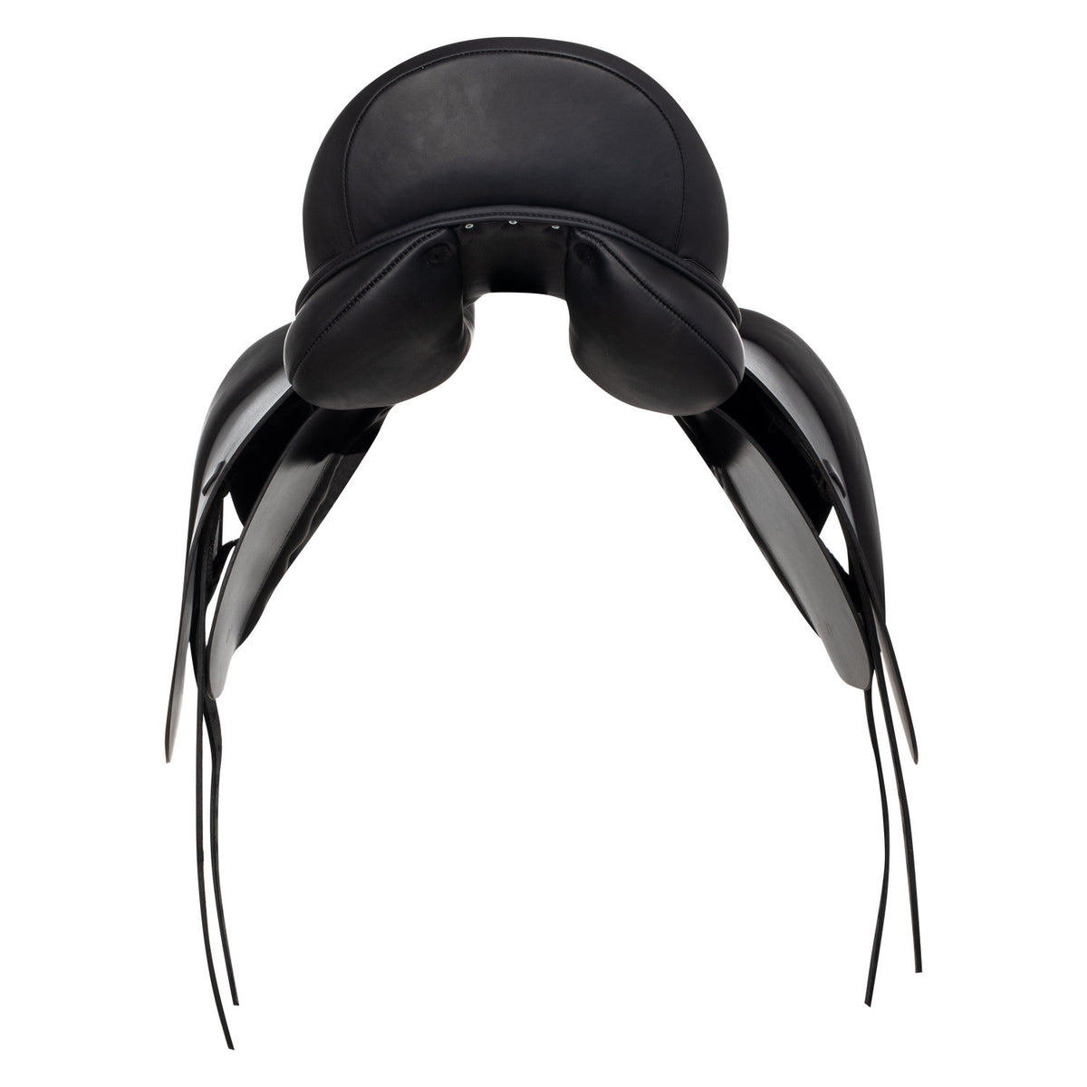 Dressage saddle with removable blocks