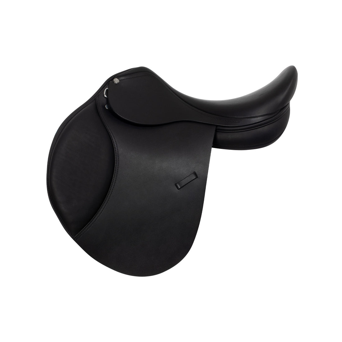 Leather eventing saddle