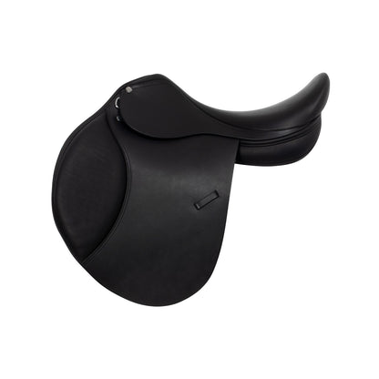 Leather eventing saddle