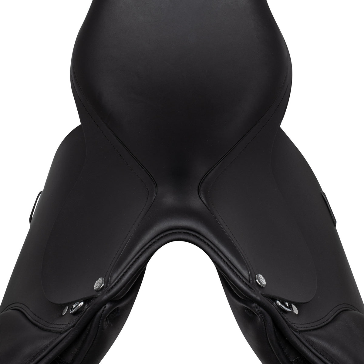 Leather eventing saddle